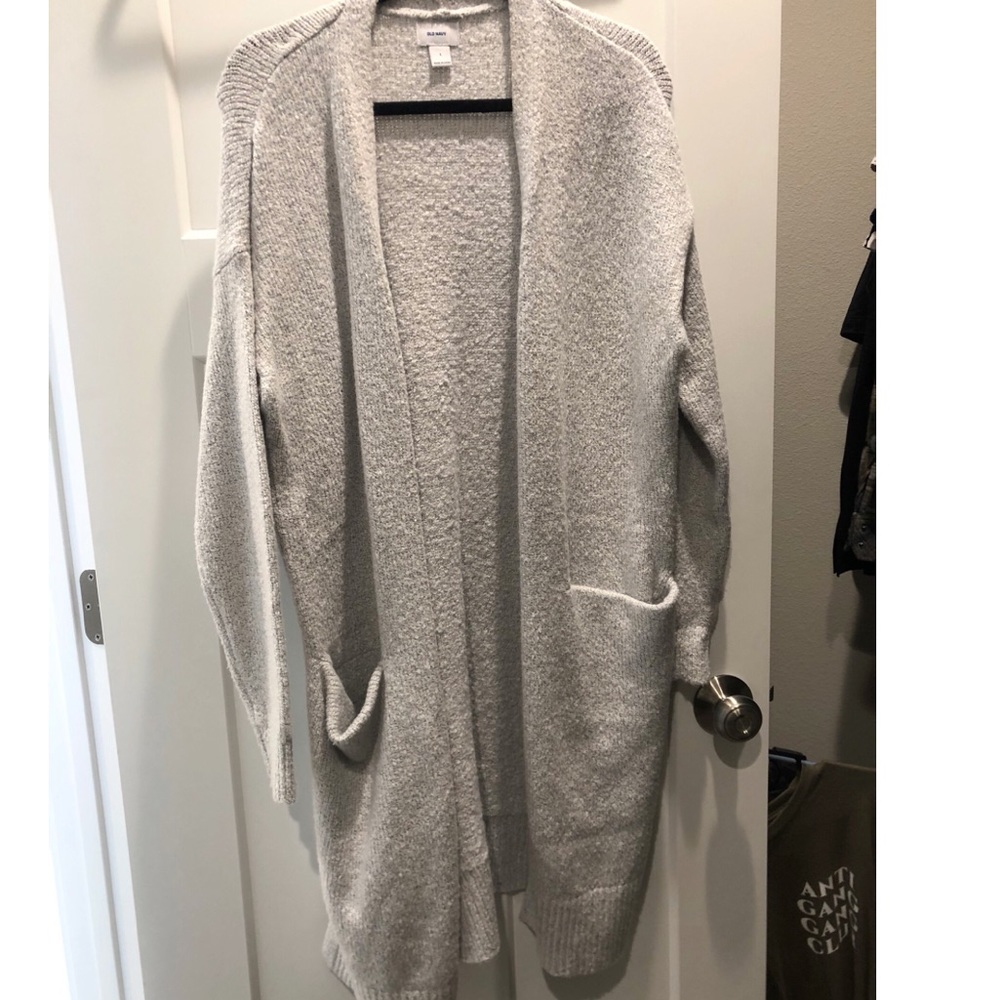 Grey soft cardigan